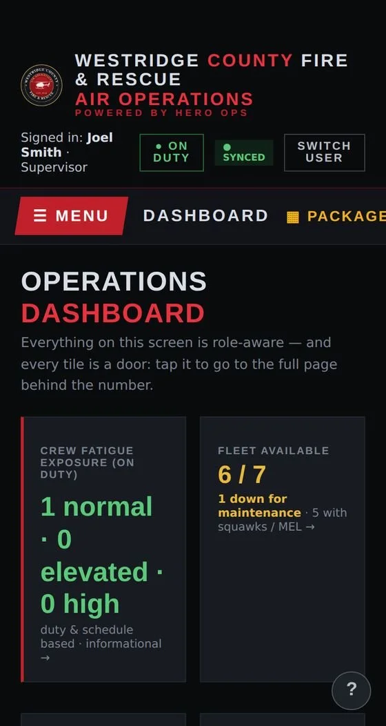 Operations Dashboard