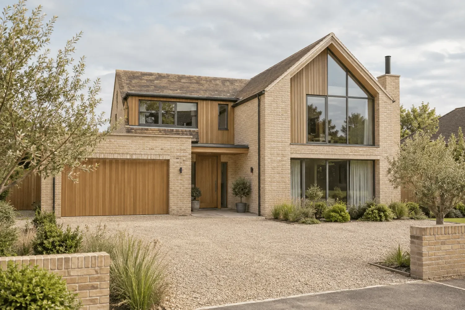 Illustrative new-build exterior representing INTEGRAL Builds services
