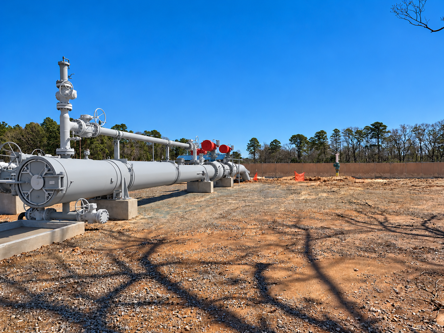 Pipeline facilities and pig launcher