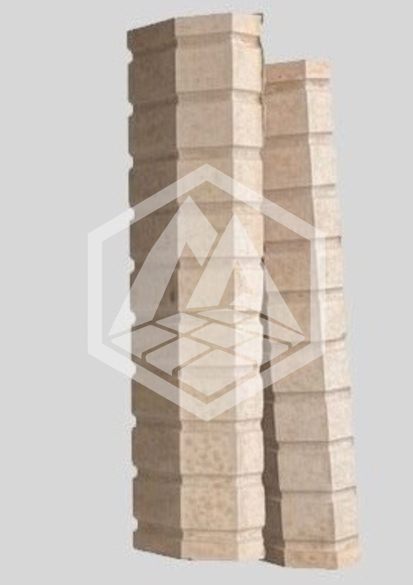 Textured Split Curb Stone