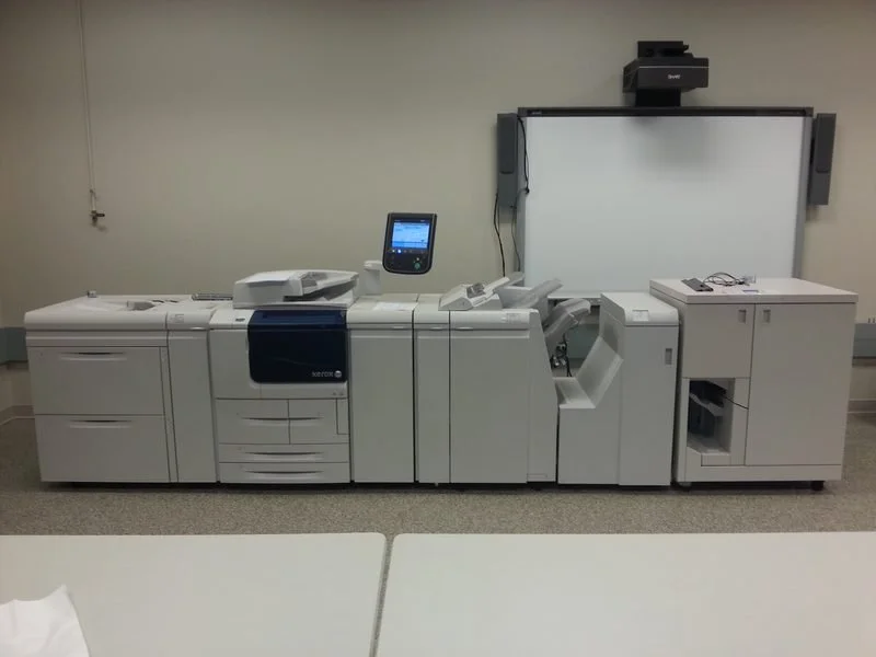 Production printer line set up by Smartkinect