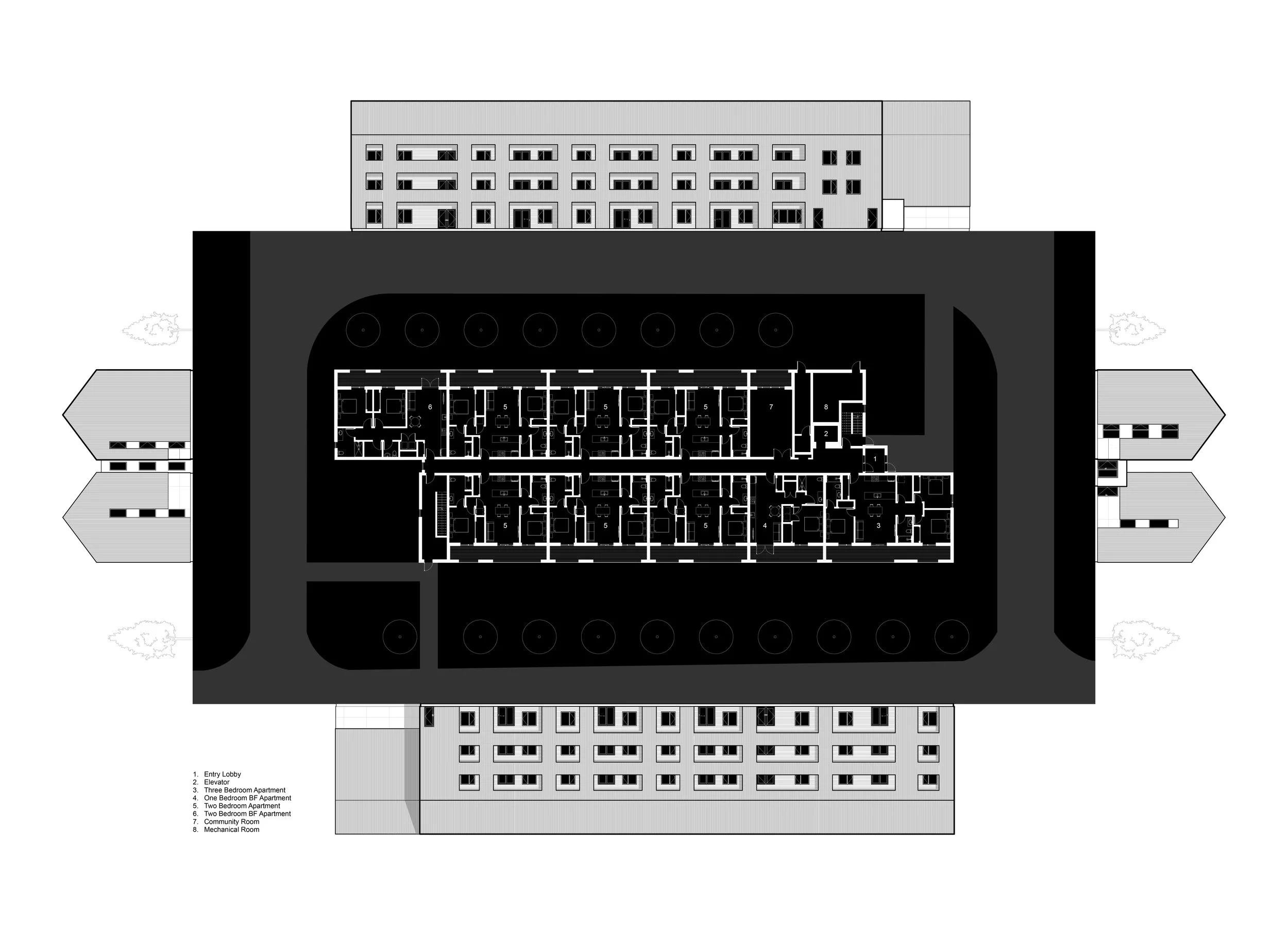 Jarvis Building Fillet Architectural Elevation Drawing