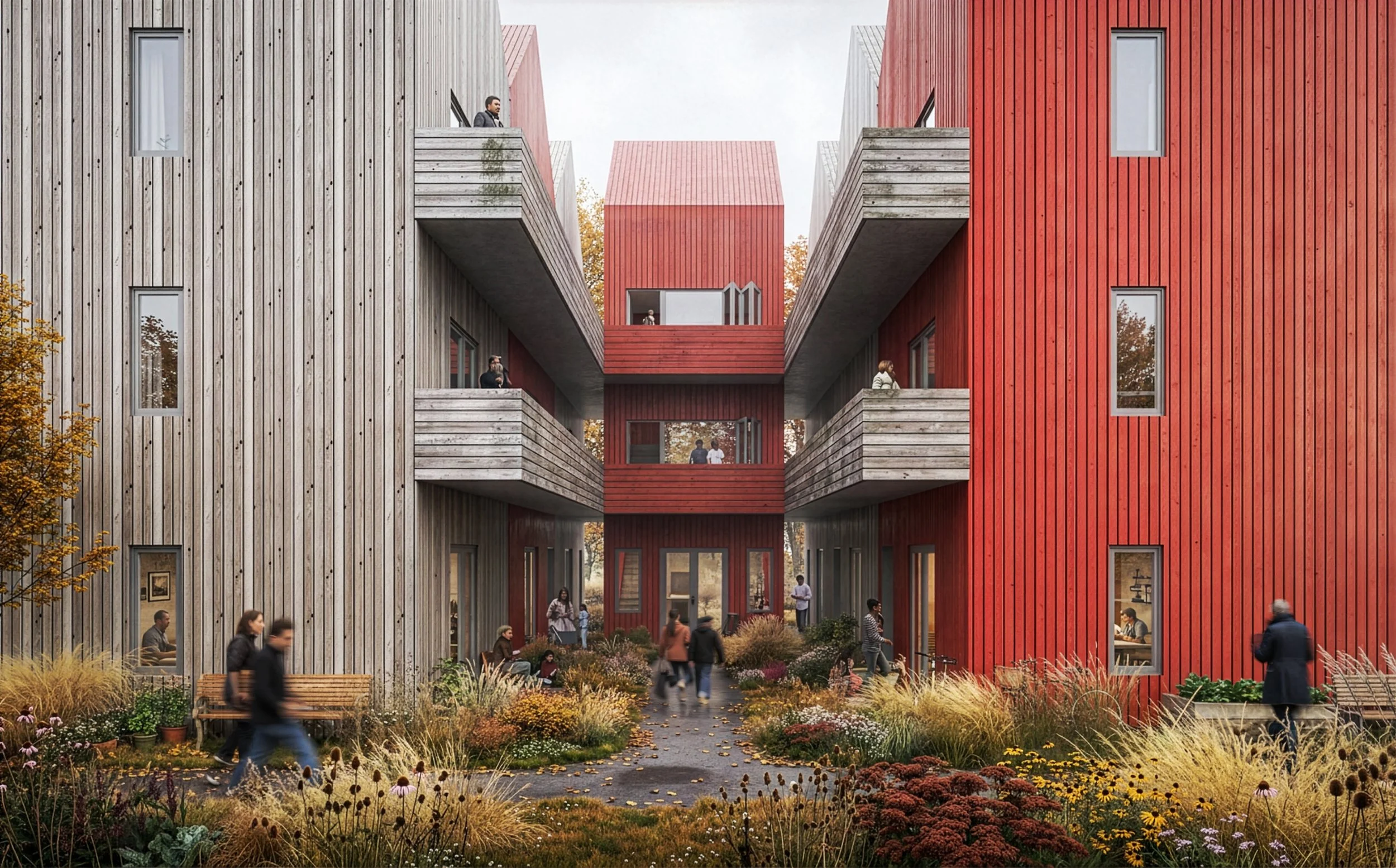 Fieldwork Residential Massing Integrated with Slope Topography