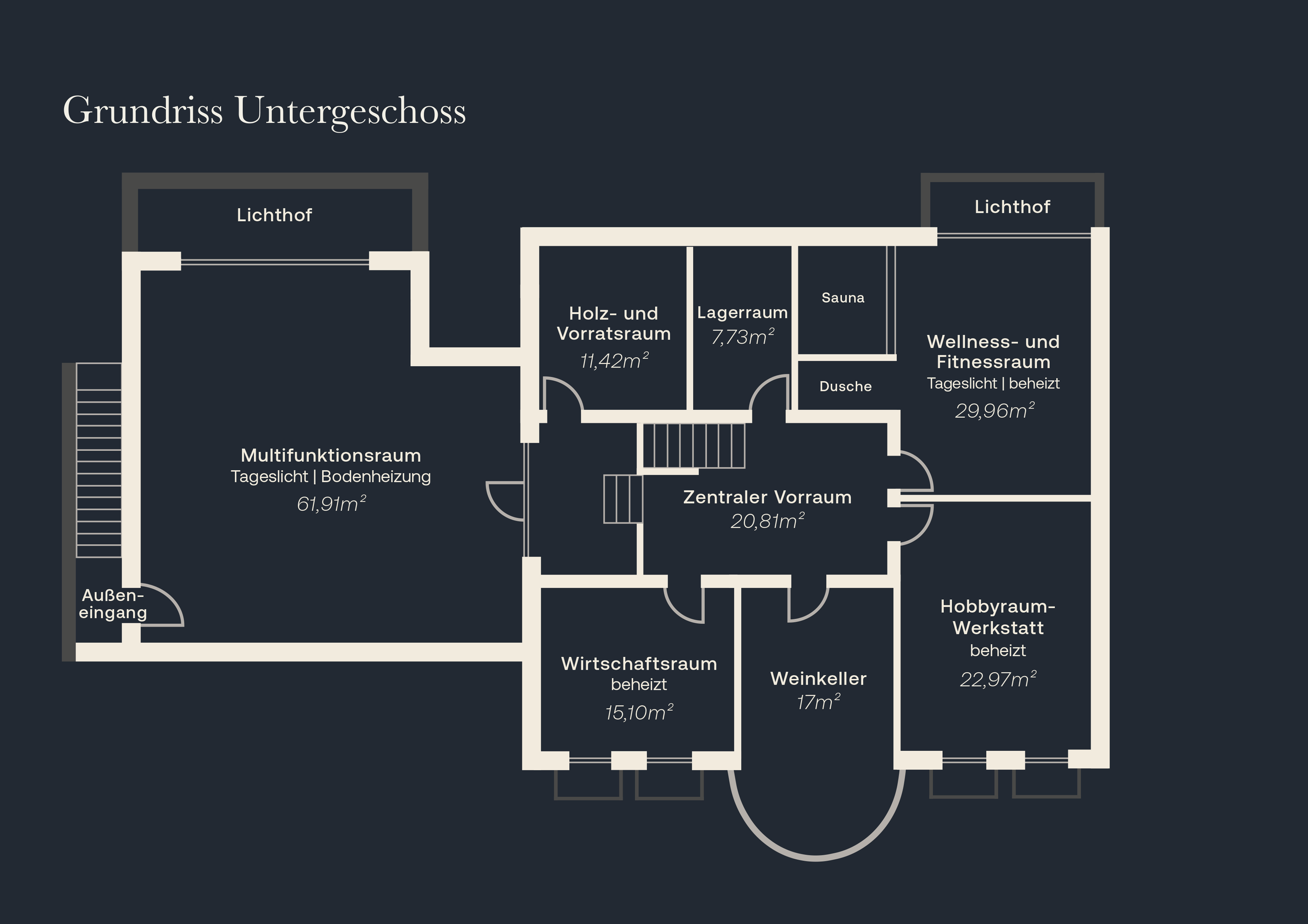 Grundriss Untergeschoss