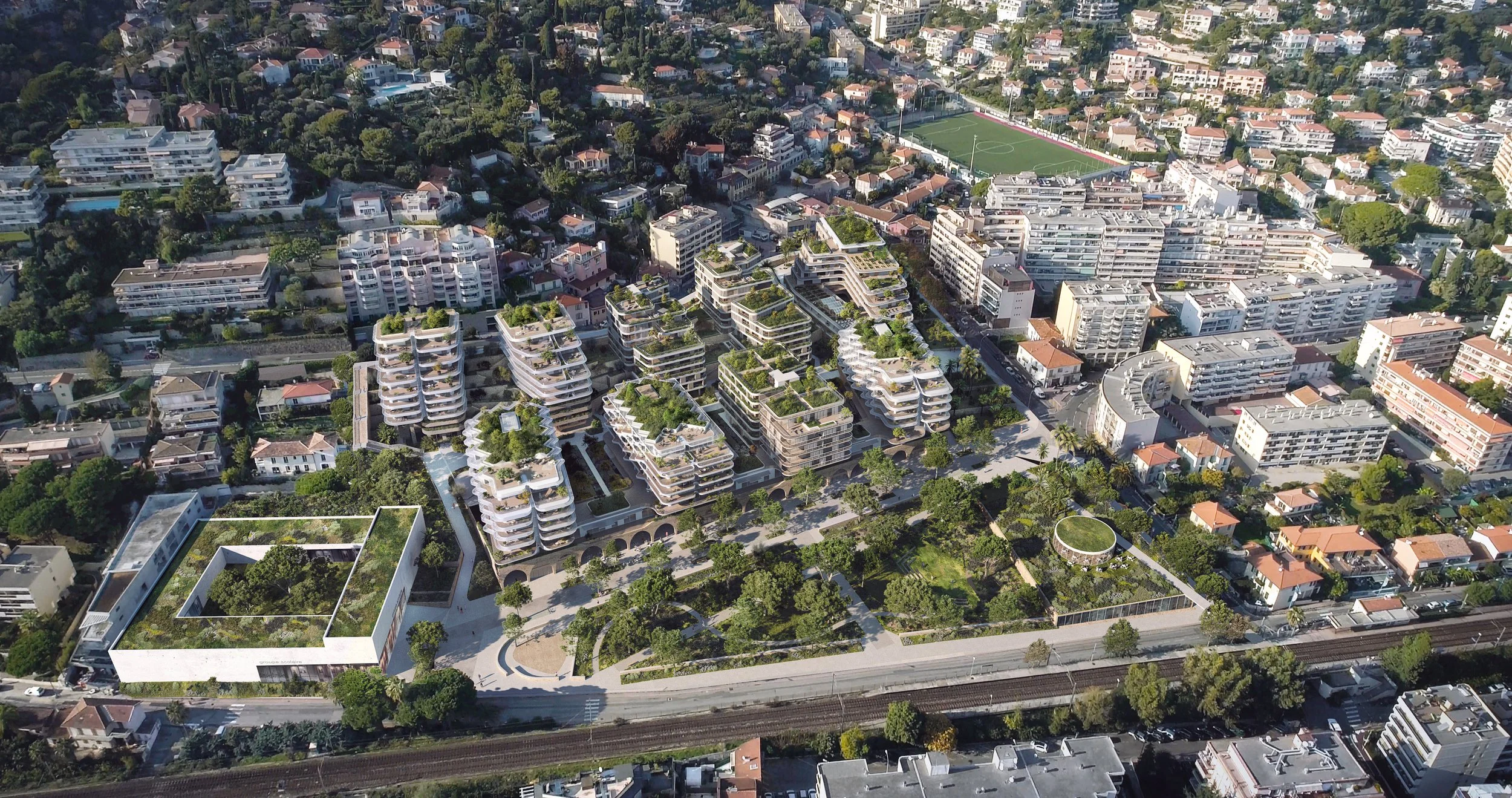 Vue de l'école annexe