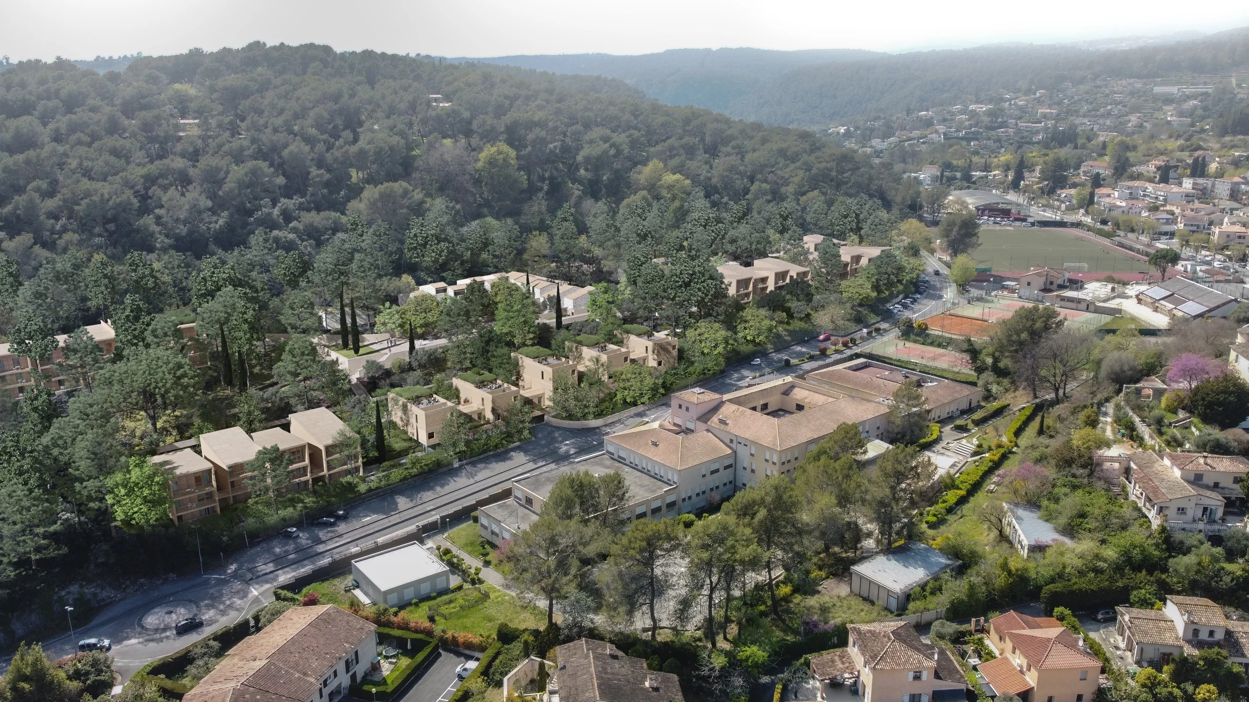 Vue aerienne