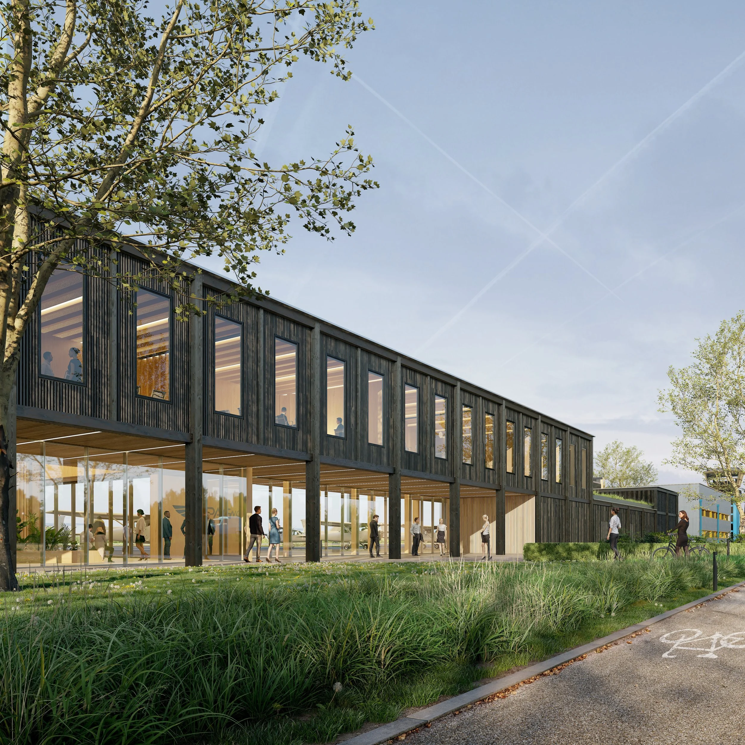 Vue de l'école annexe