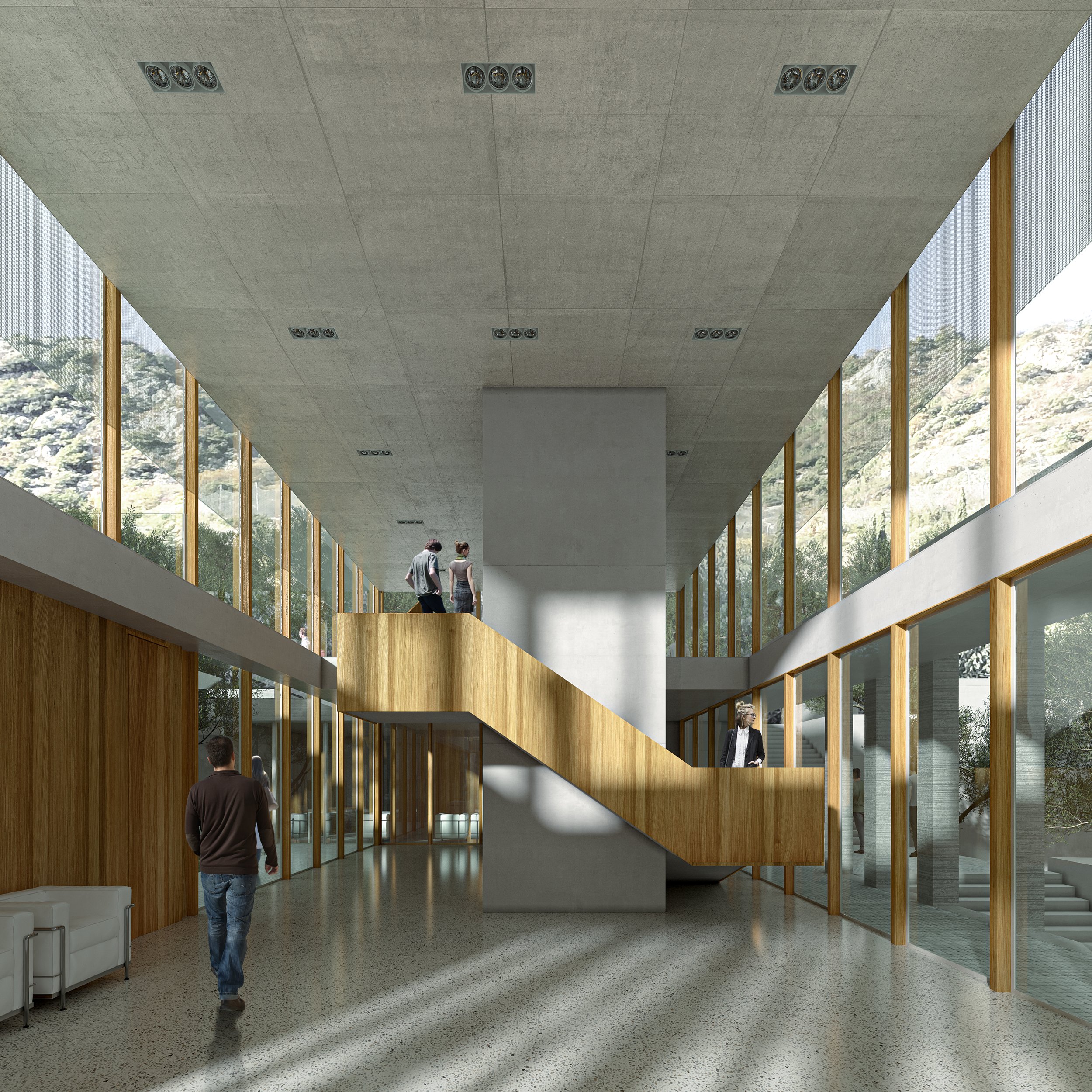 Vue de l'école annexe
