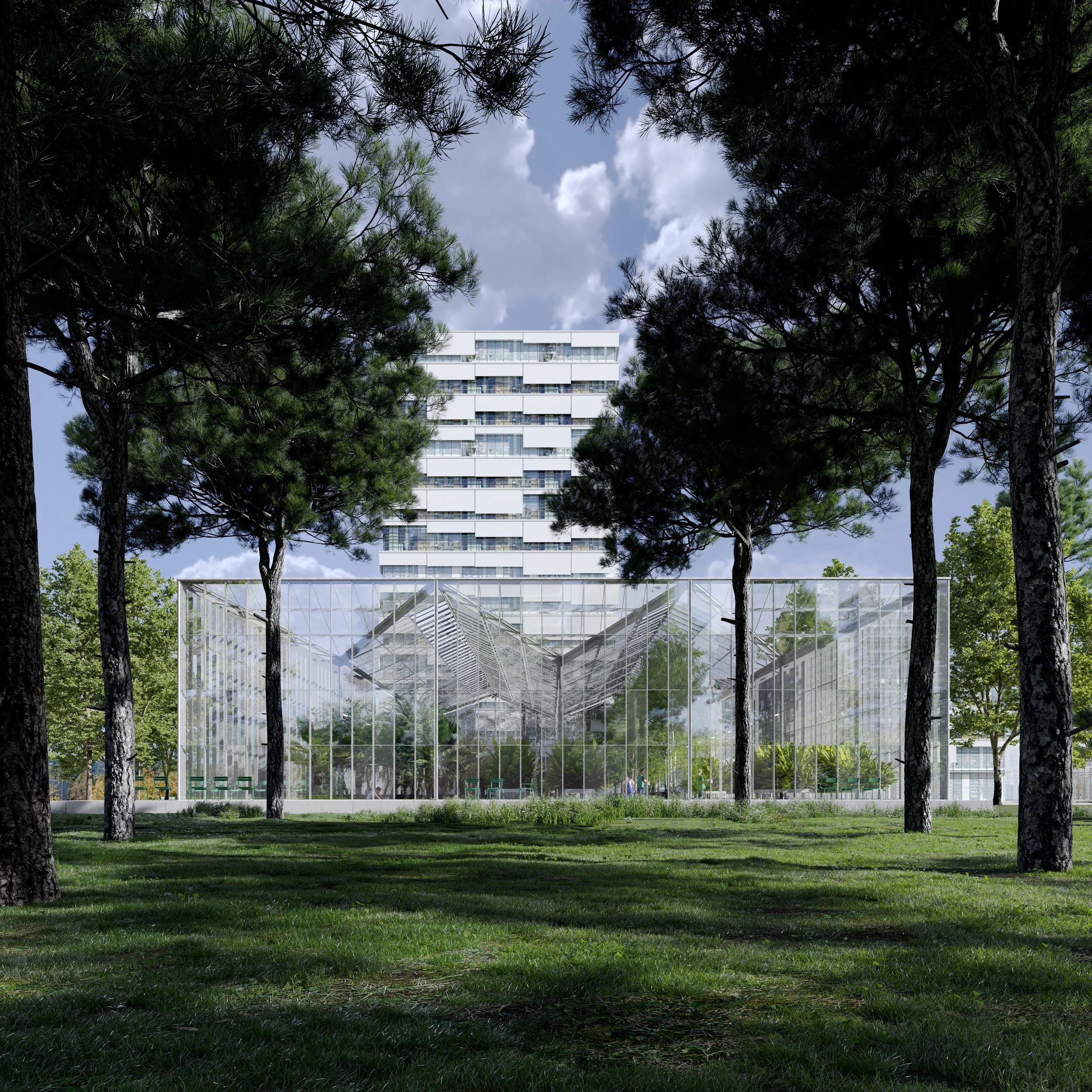 Vue de l'école annexe