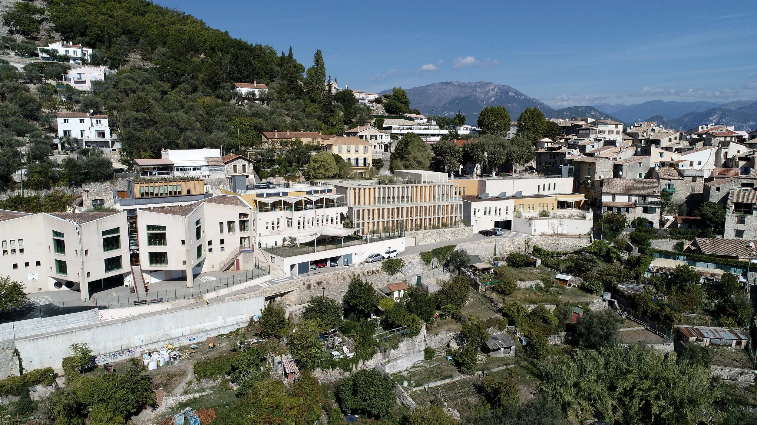 Vue aérienne sud