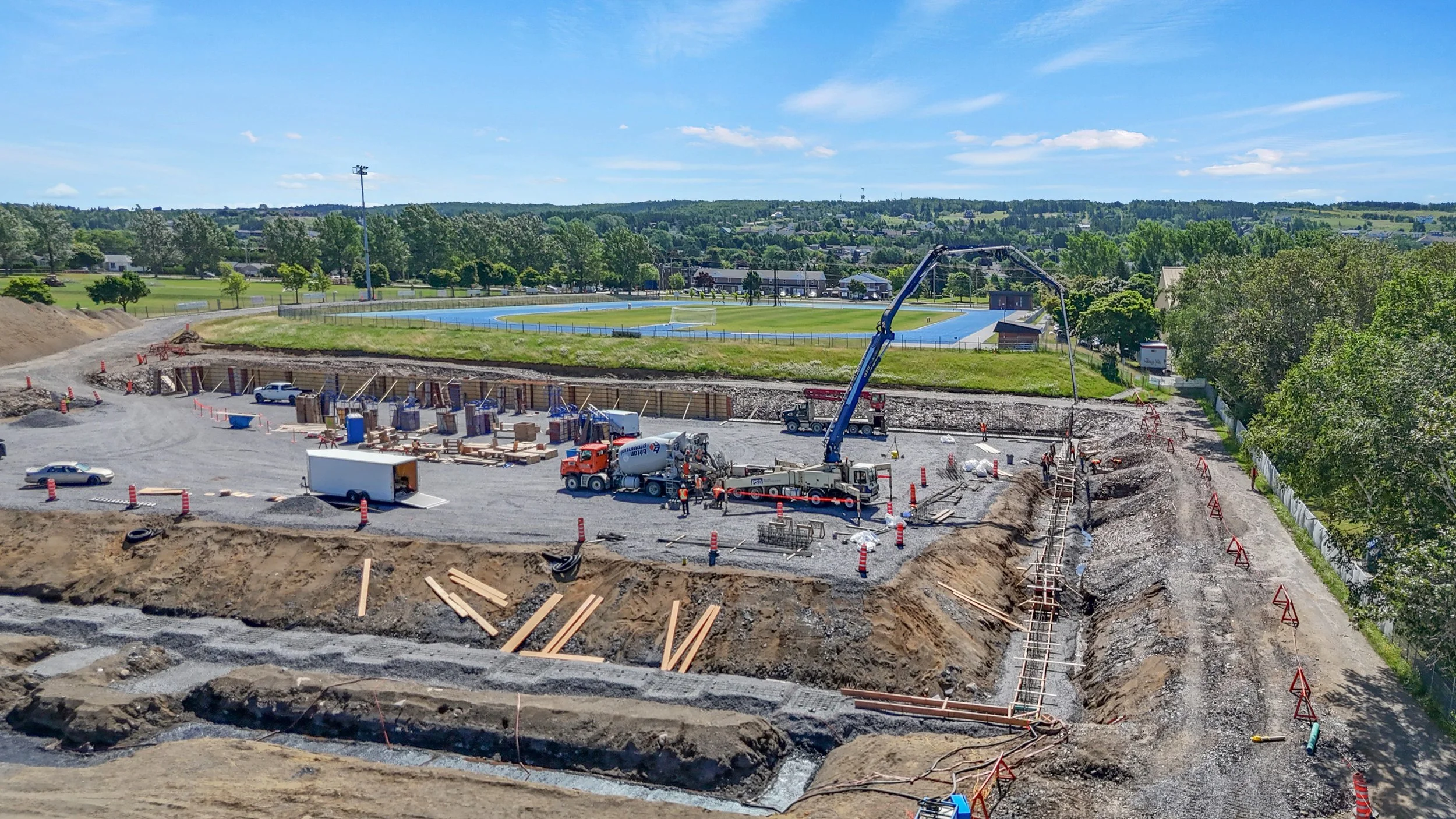 Chantier stade de soccer multisport, Rimouski