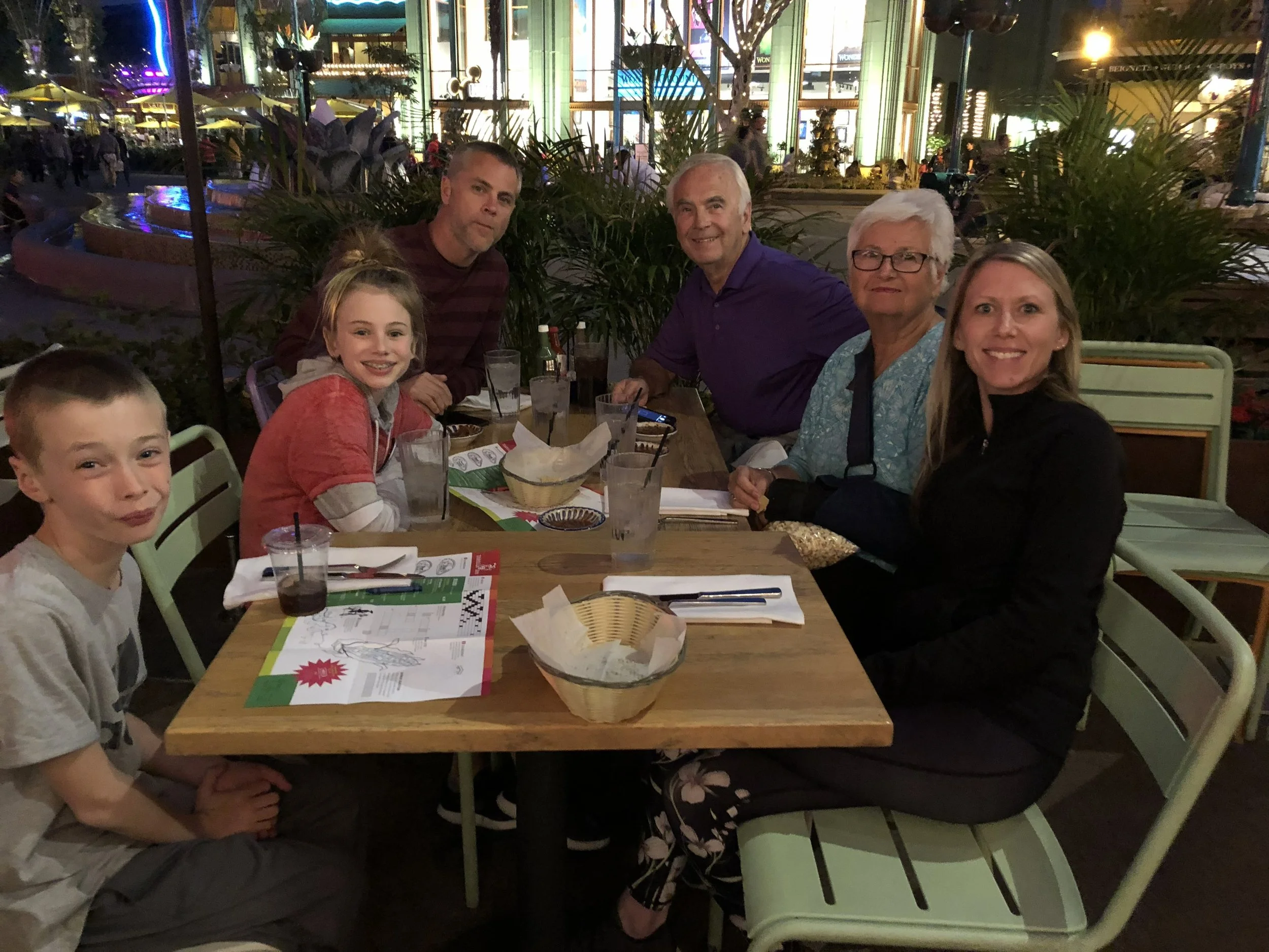The Youngquist family in Rosarito, Mexico