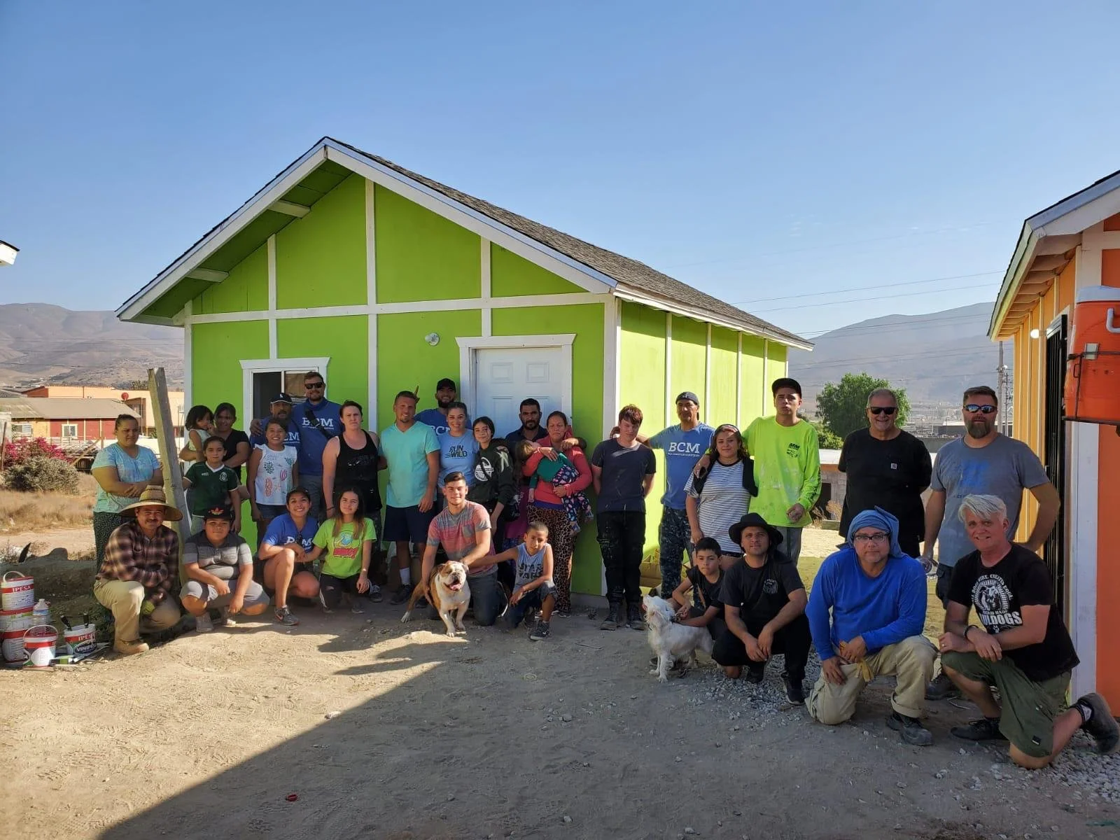 Completed home in Baja