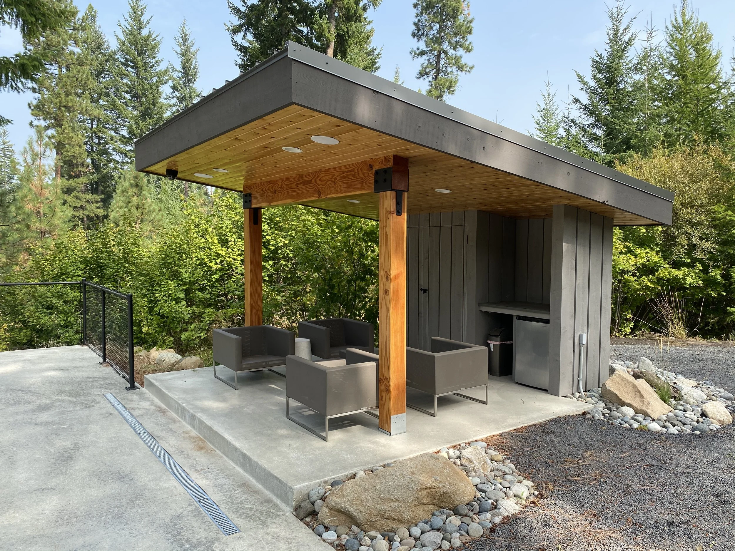 Knoll Pickleball Court and Gazebo