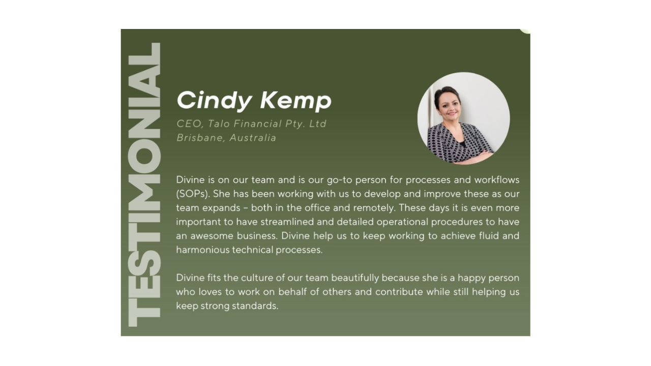 Client testimonial 9