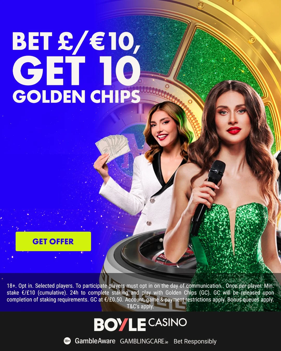 Live Casino portrait social asset