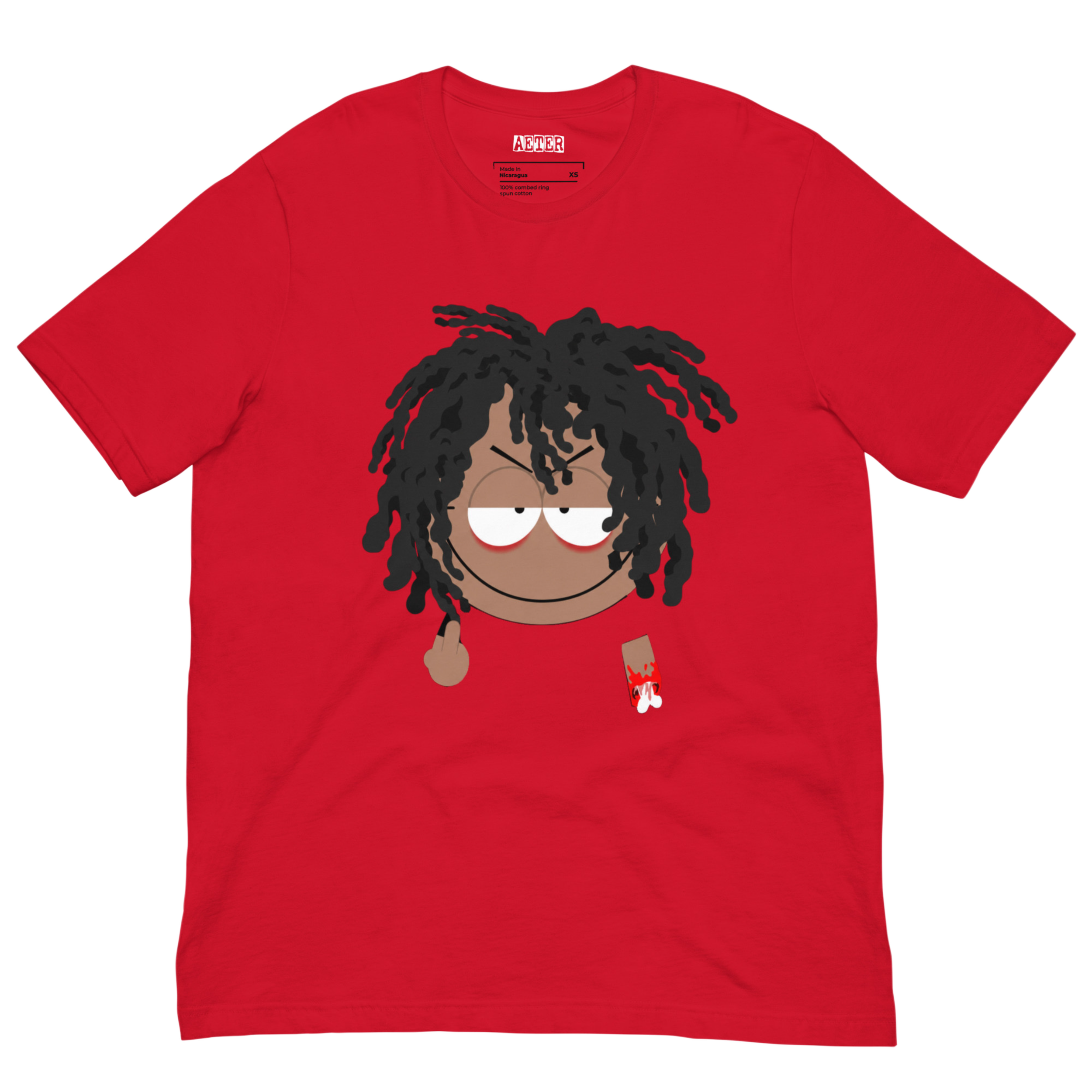 AETER GRIN TEE RED