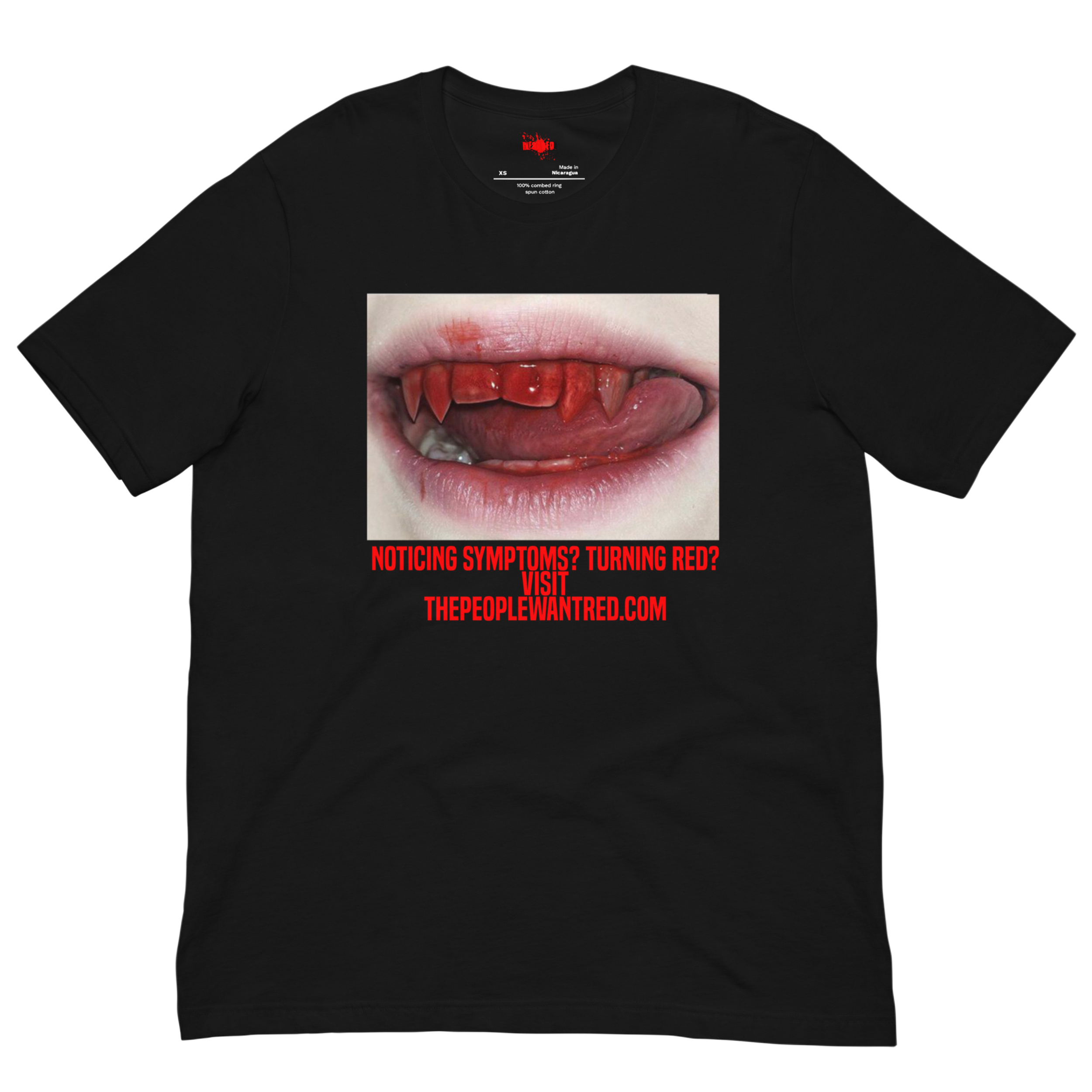 AETER RED SYMPTOMS TEE