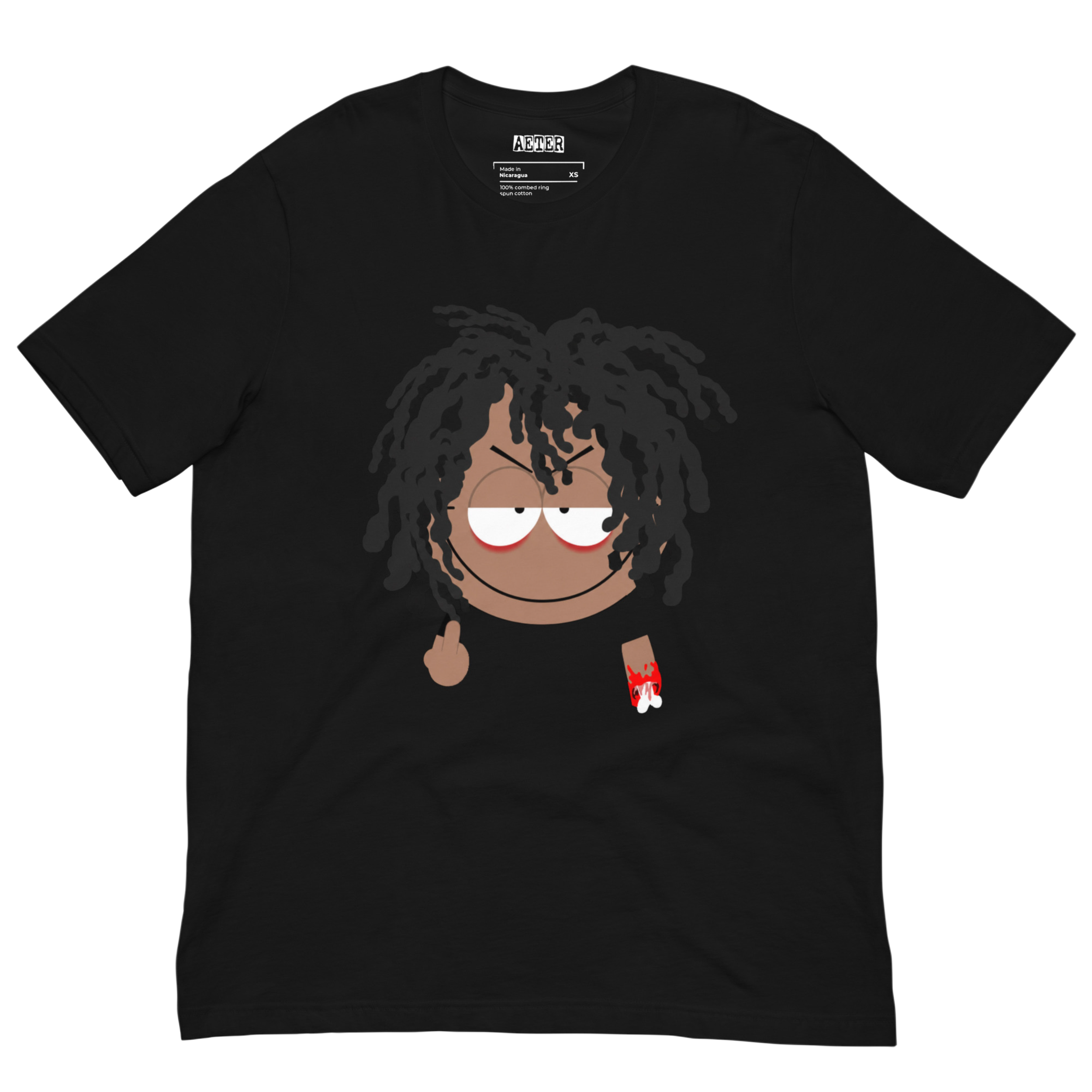 AETER GRIN TEE BLACK