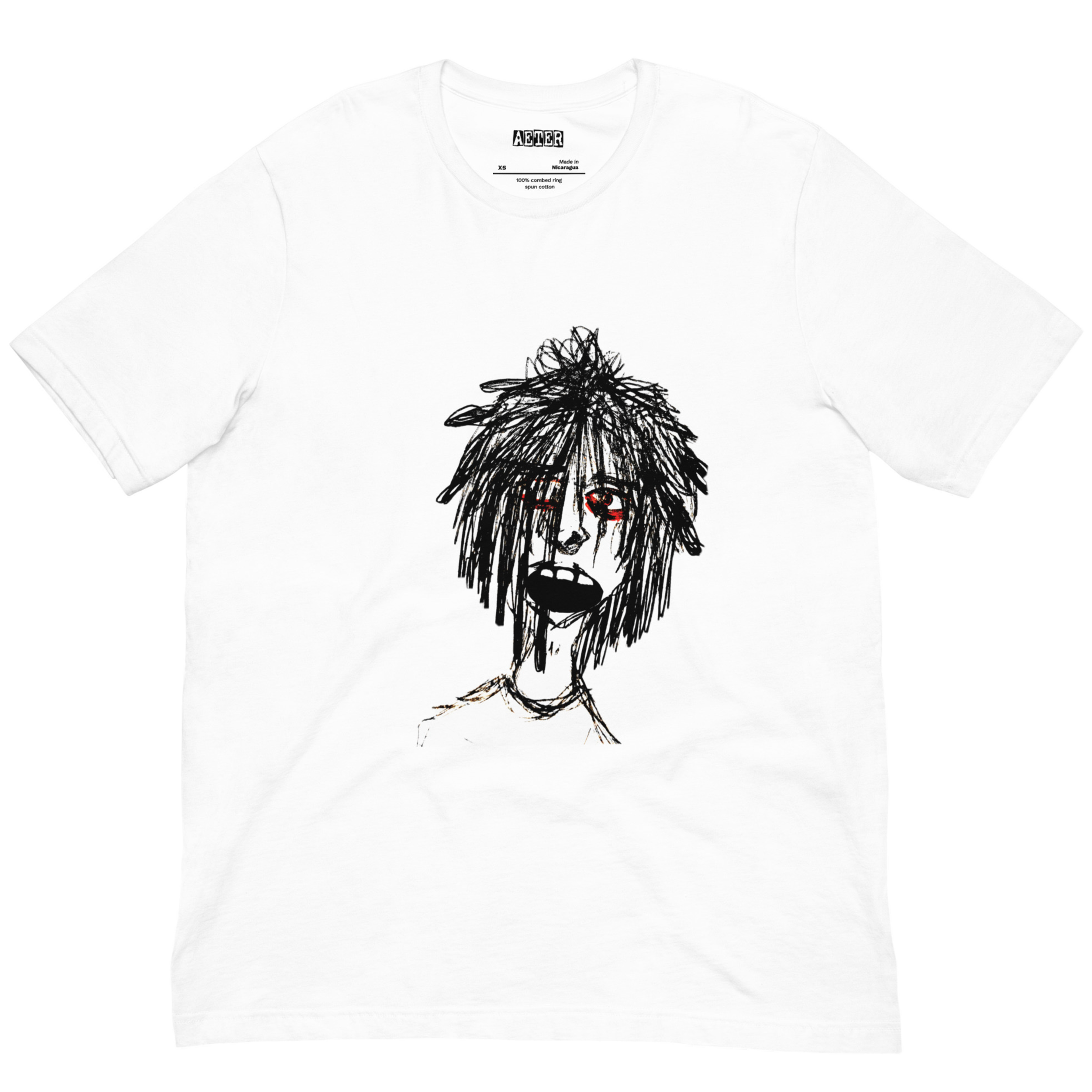 AETER SCREAM TEE WHITE