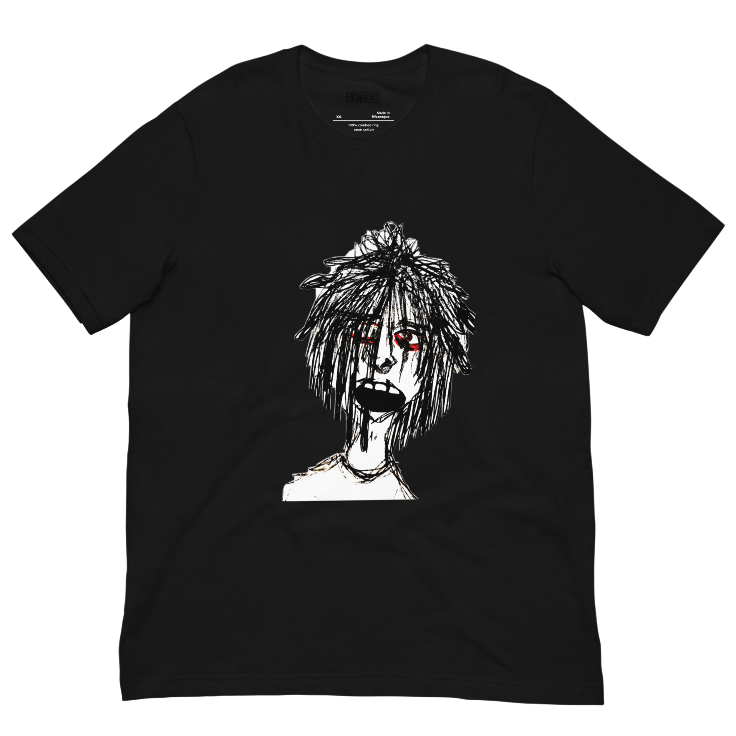 AETER SCREAM TEE BLACK