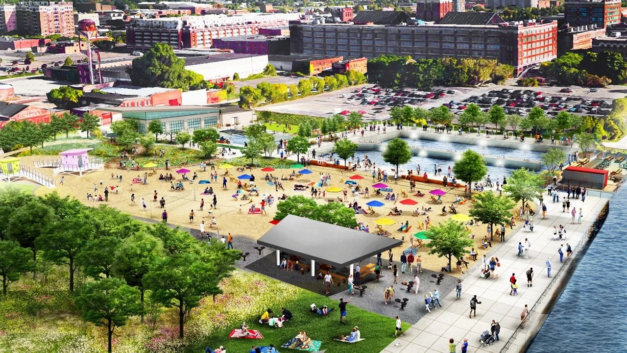Robert C. Valade Park on the Detroit Riverfront