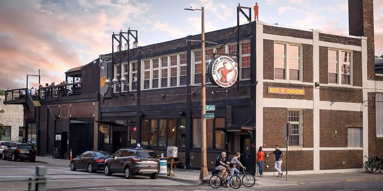 Atwater Brewery in Detroit's Rivertown neighborhood