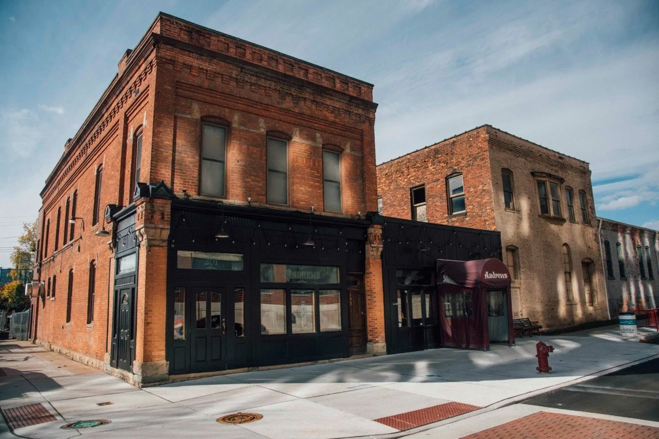 Andrews on the Corner in Detroit's Rivertown neighborhood