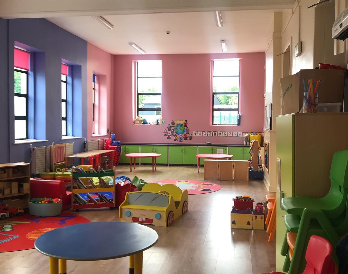Bright playroom