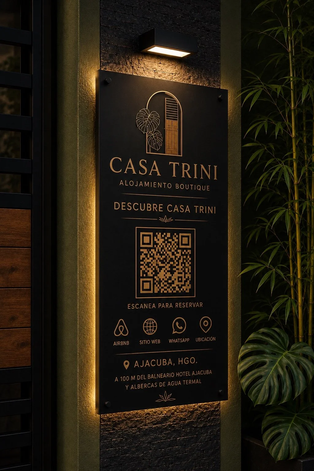 Concepto de señalética para Casa Trini