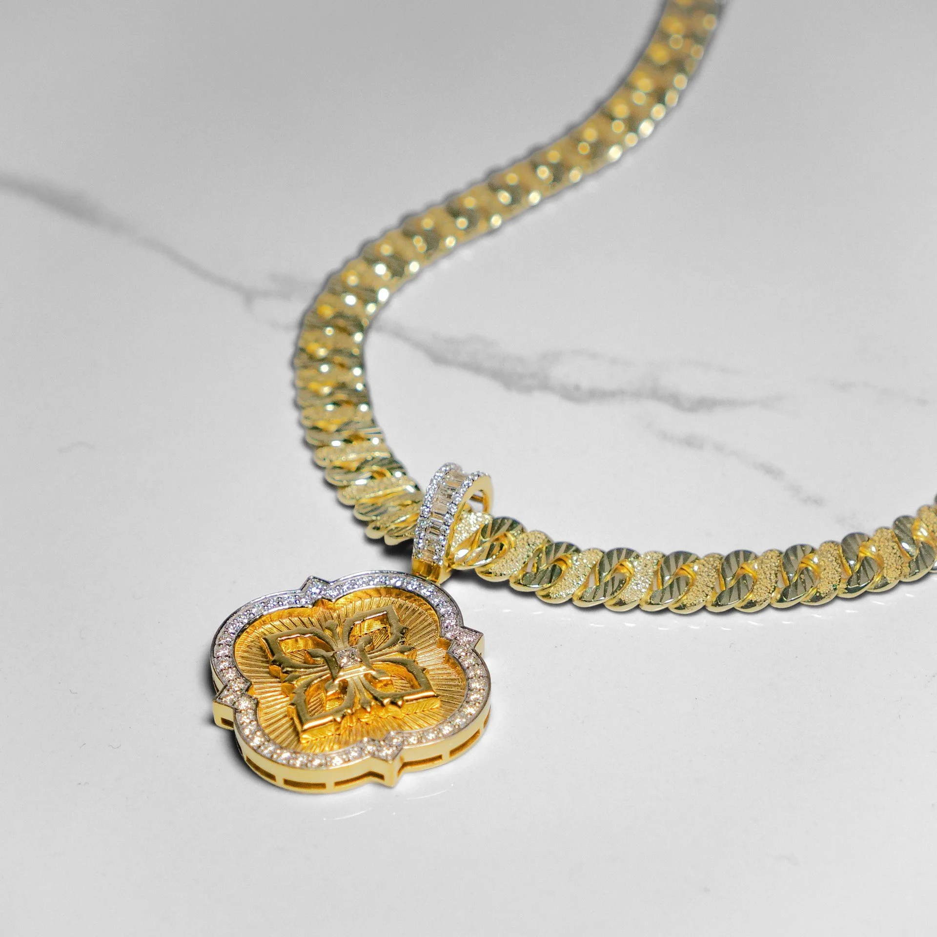 Diamond pendants by Valèrai