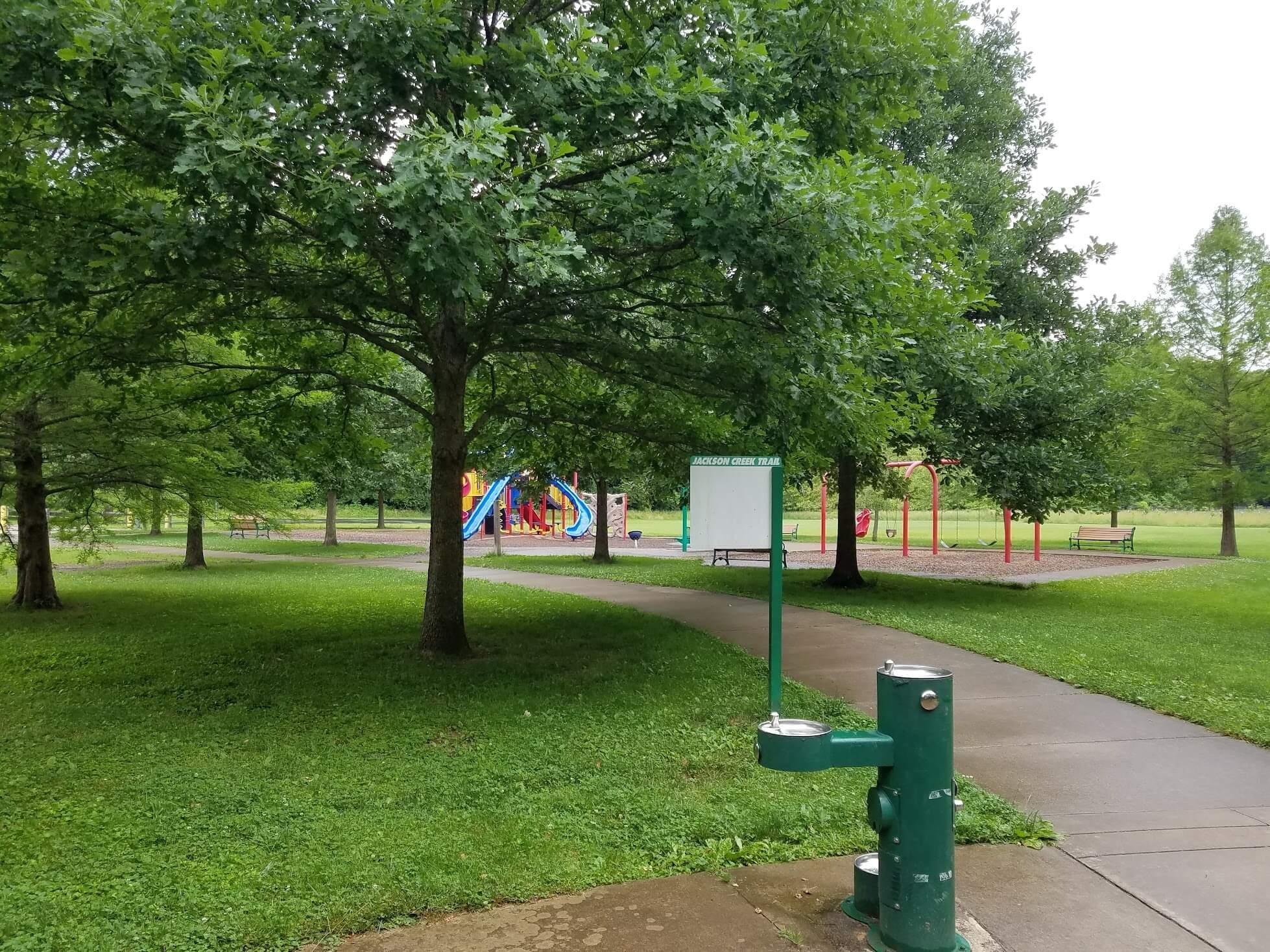 Jackson Creek Trail near Sherwood Oaks in Bloomington Indiana