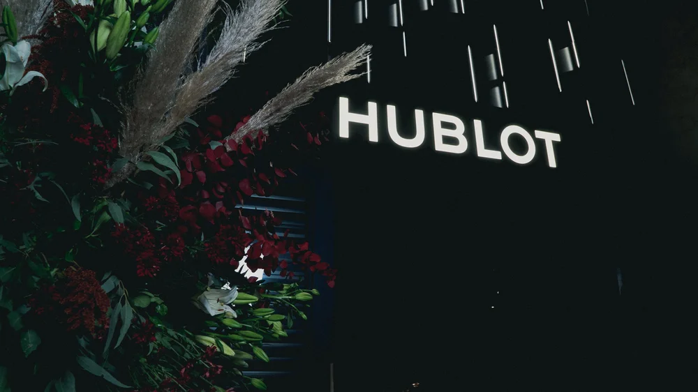 Instalación floral para Hublot