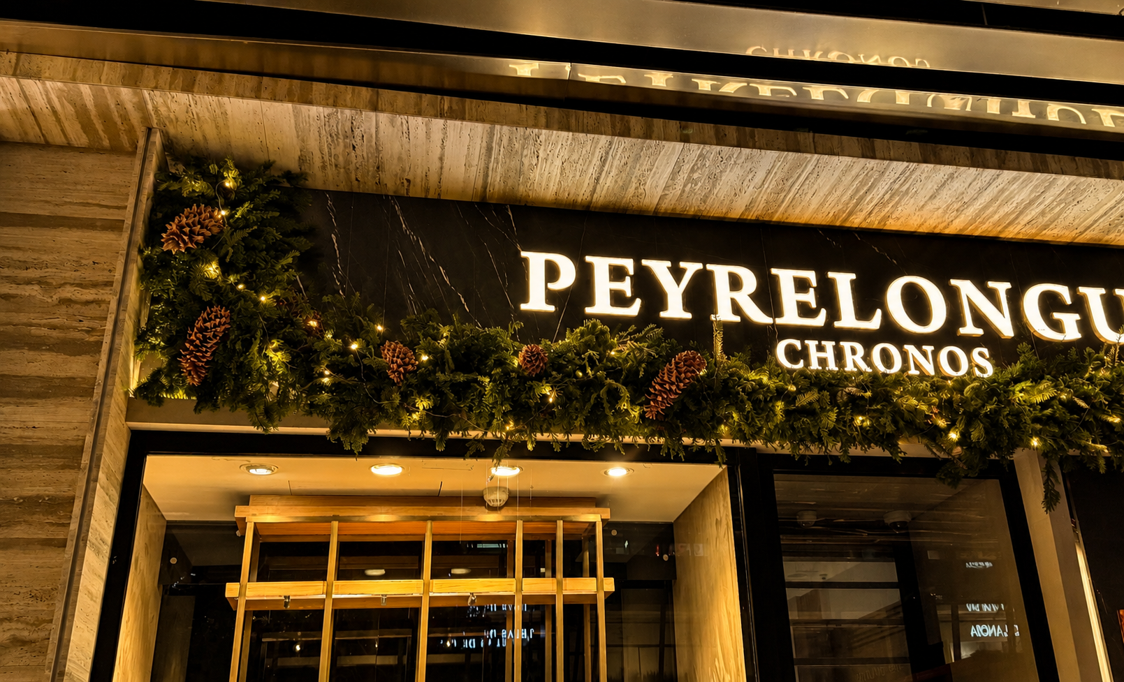 Peyrelongue Navidad — fachada Artz
