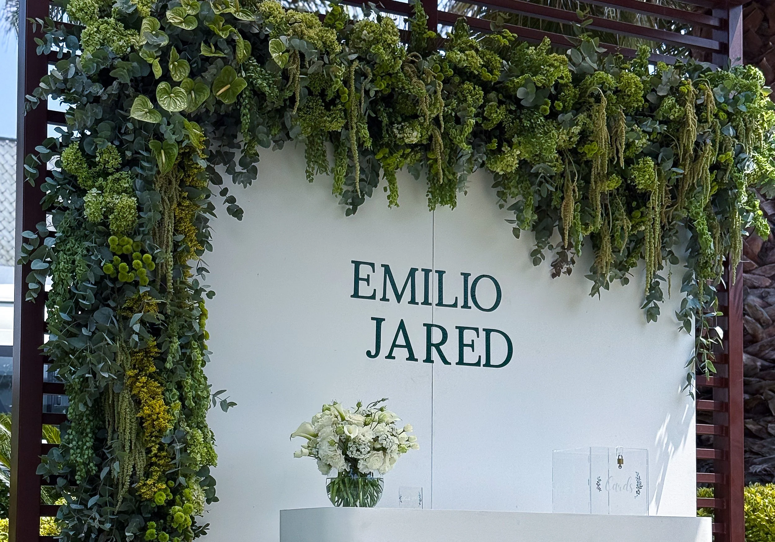 Jardín Emilio — detalle de la instalación botánica