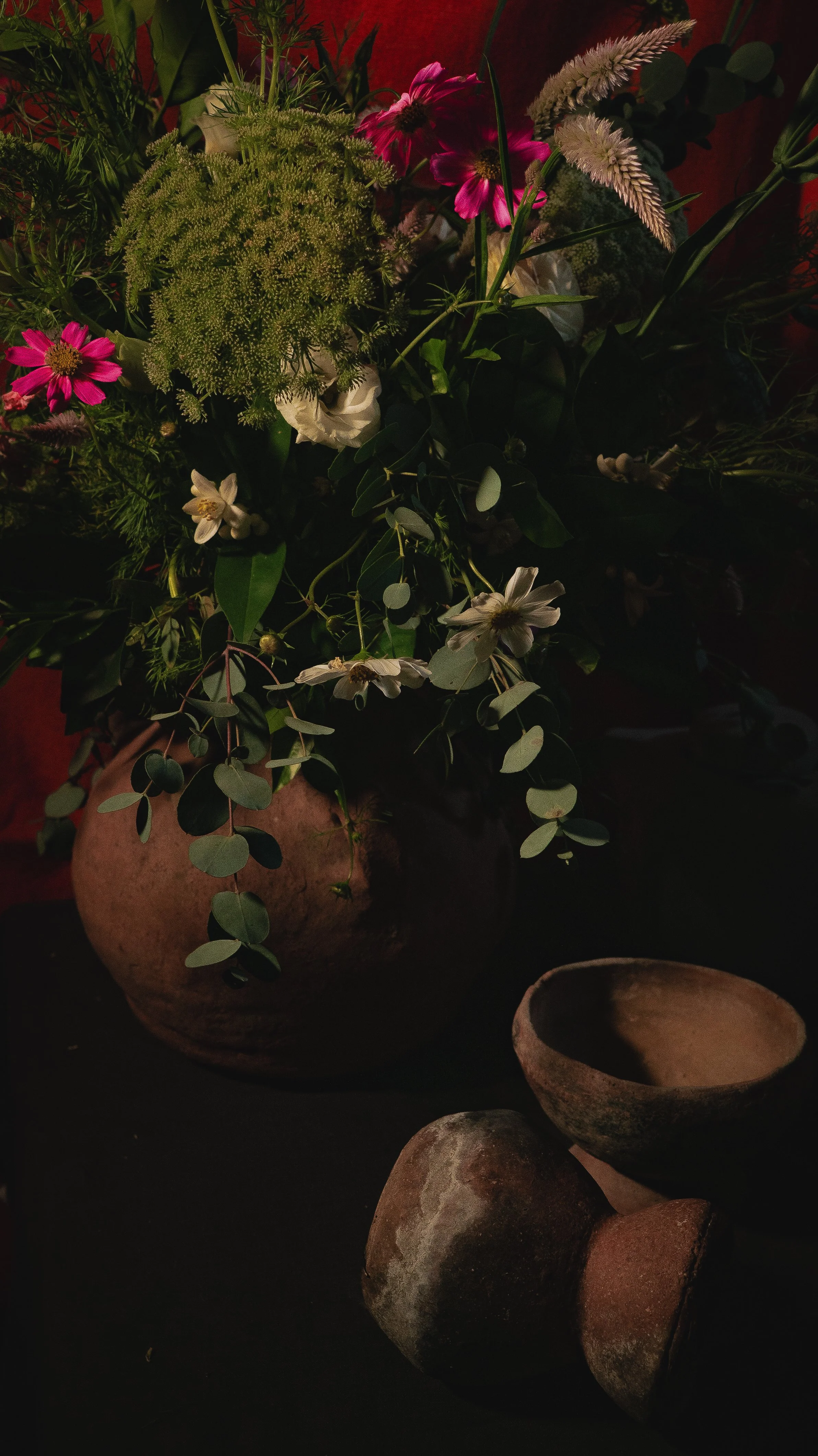 Still Life I — Botellones, composición