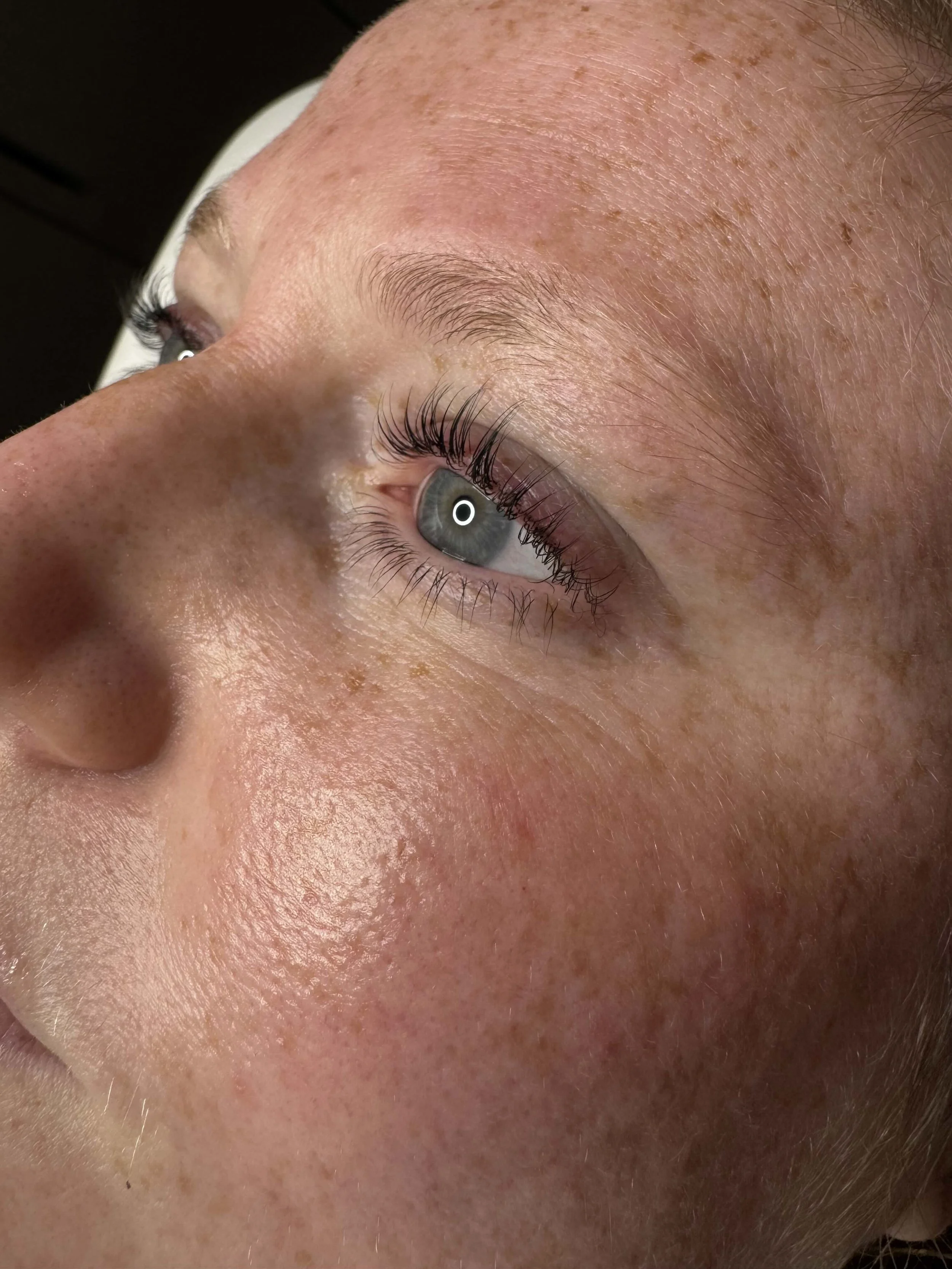 After lash lift and tint at EAE