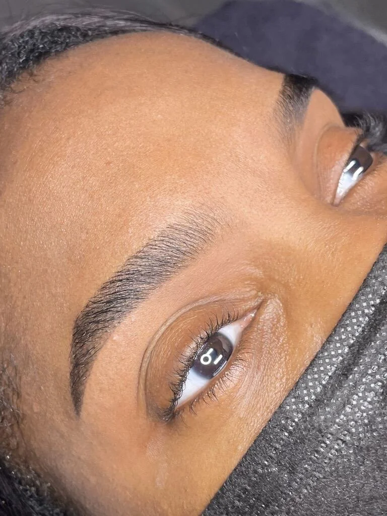 After brow wax and tint at EAE