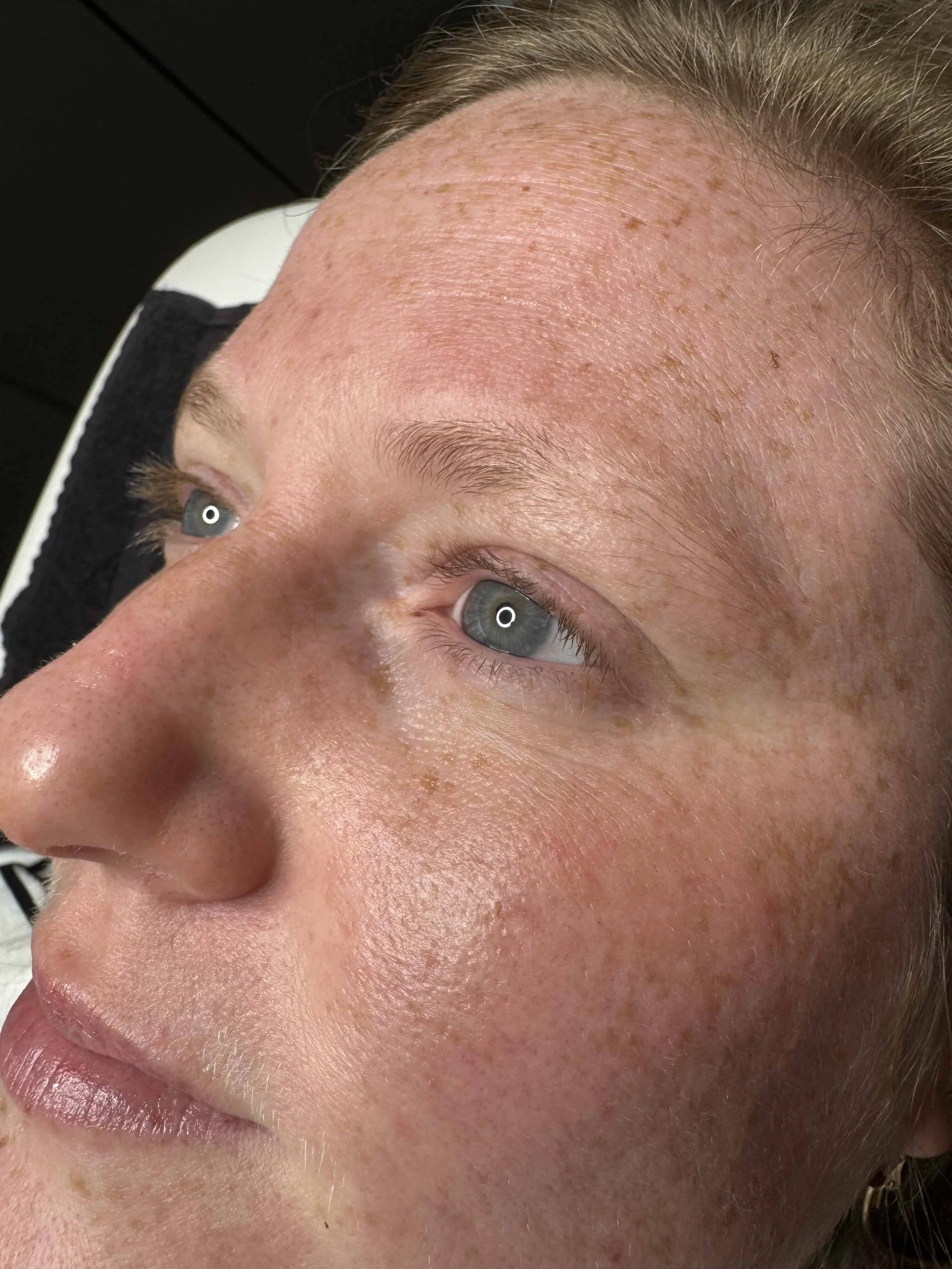 Before lash lift and tint at EAE