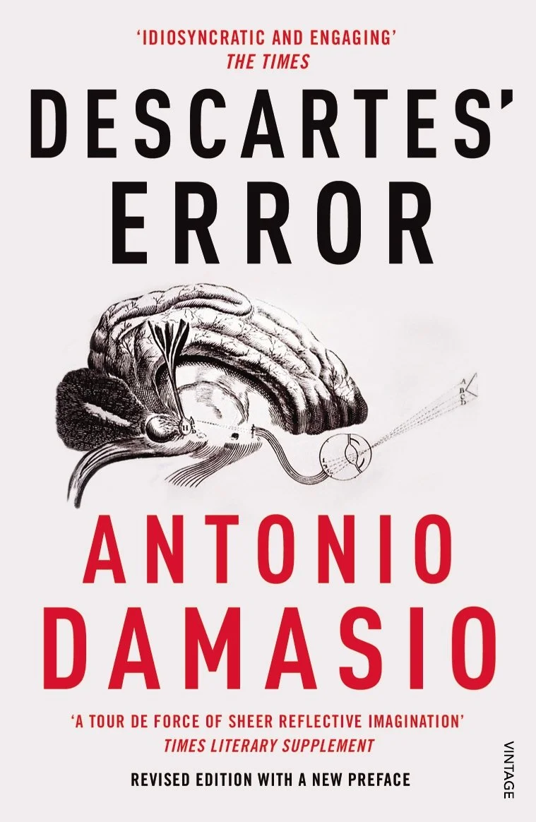 Descartes' Error by Antonio Damasio, book cover