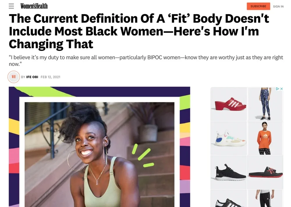 Ife Obi on body inclusivity