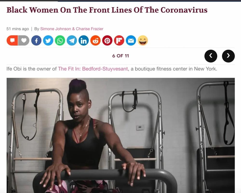 Black women on the front lines