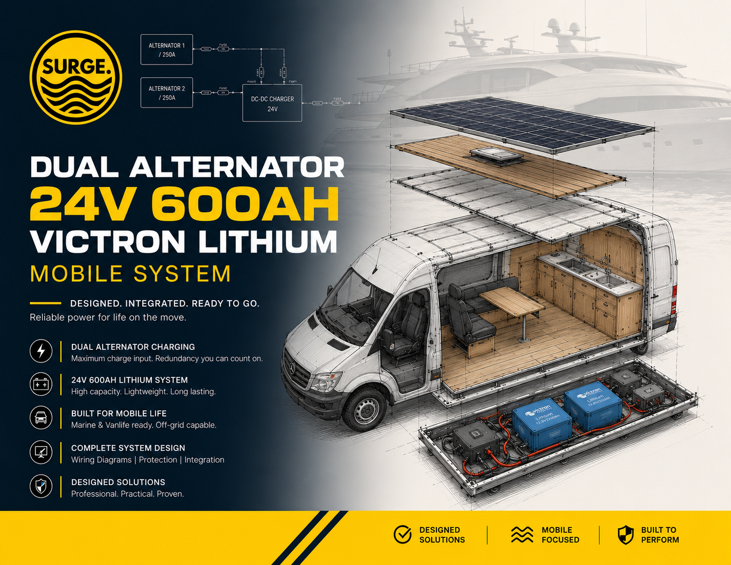 24V 600Ah schematic package