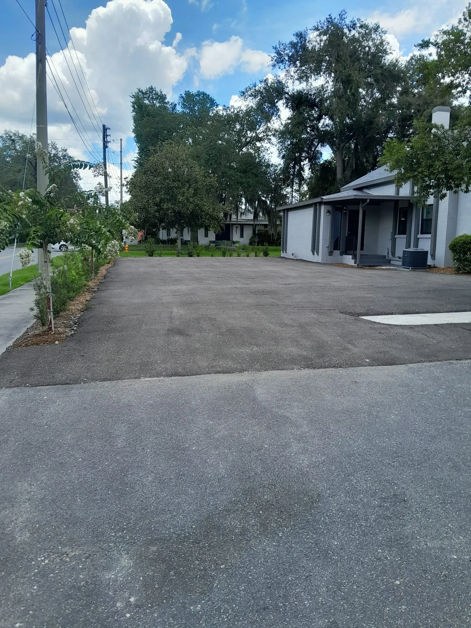 Polk Services gravel driveway installation in Plant City, FL.