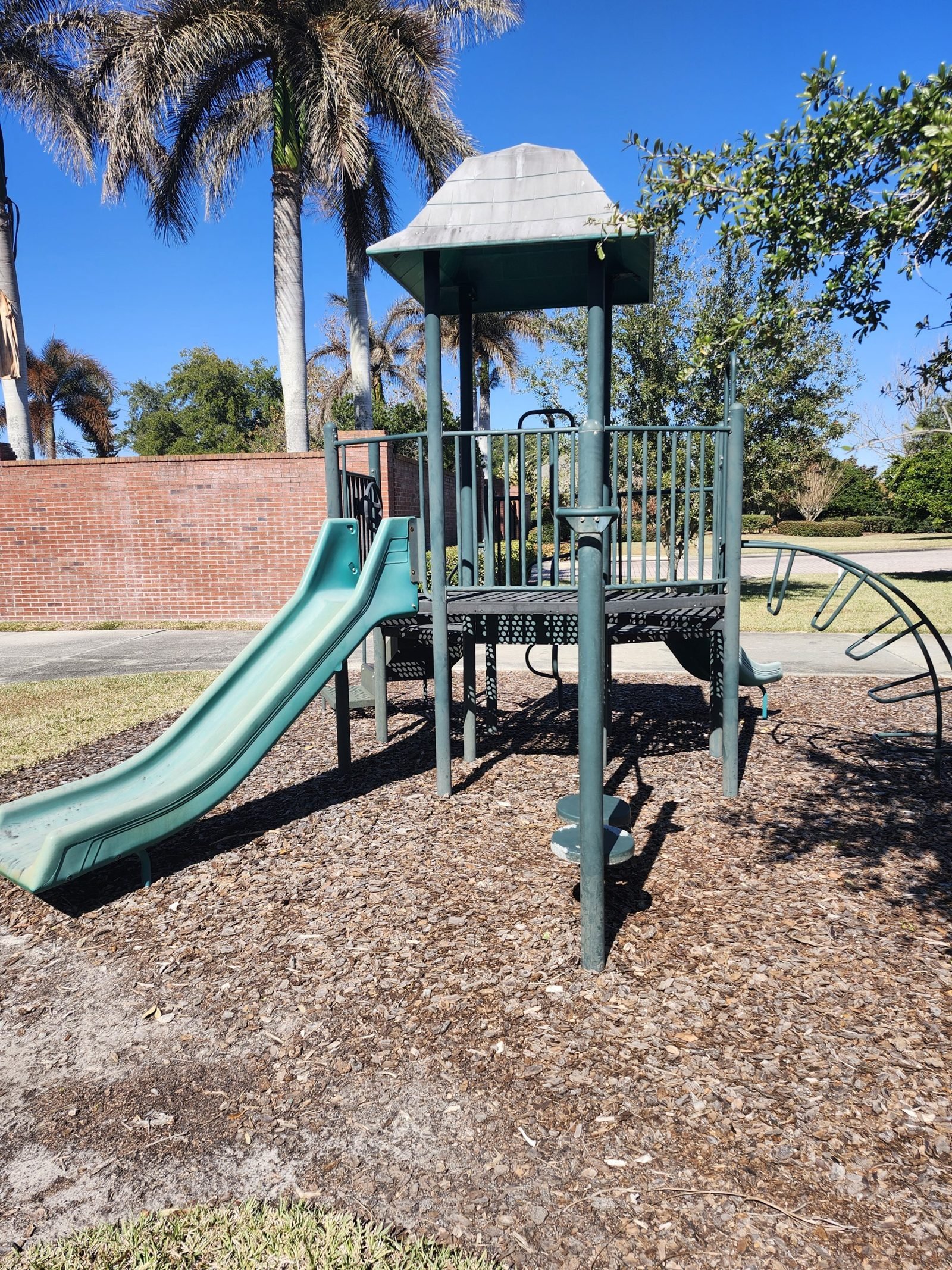 Polk Services swing set and playground removal in Lakeland, FL — residential and HOA equipment demolition.