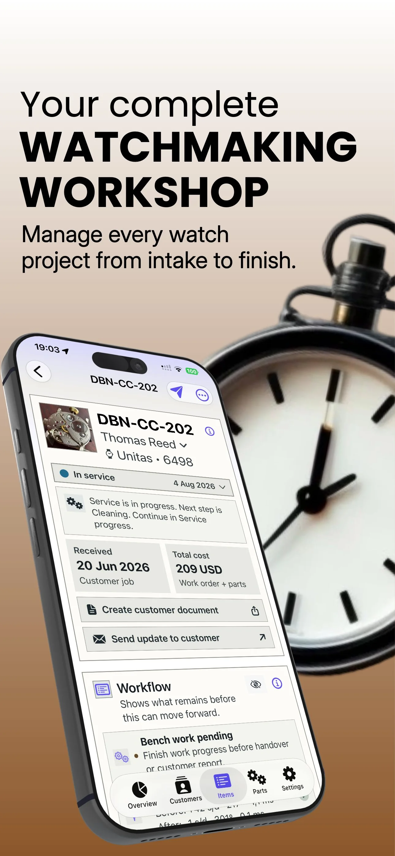 Watchmakers Bench — iPhone, 1