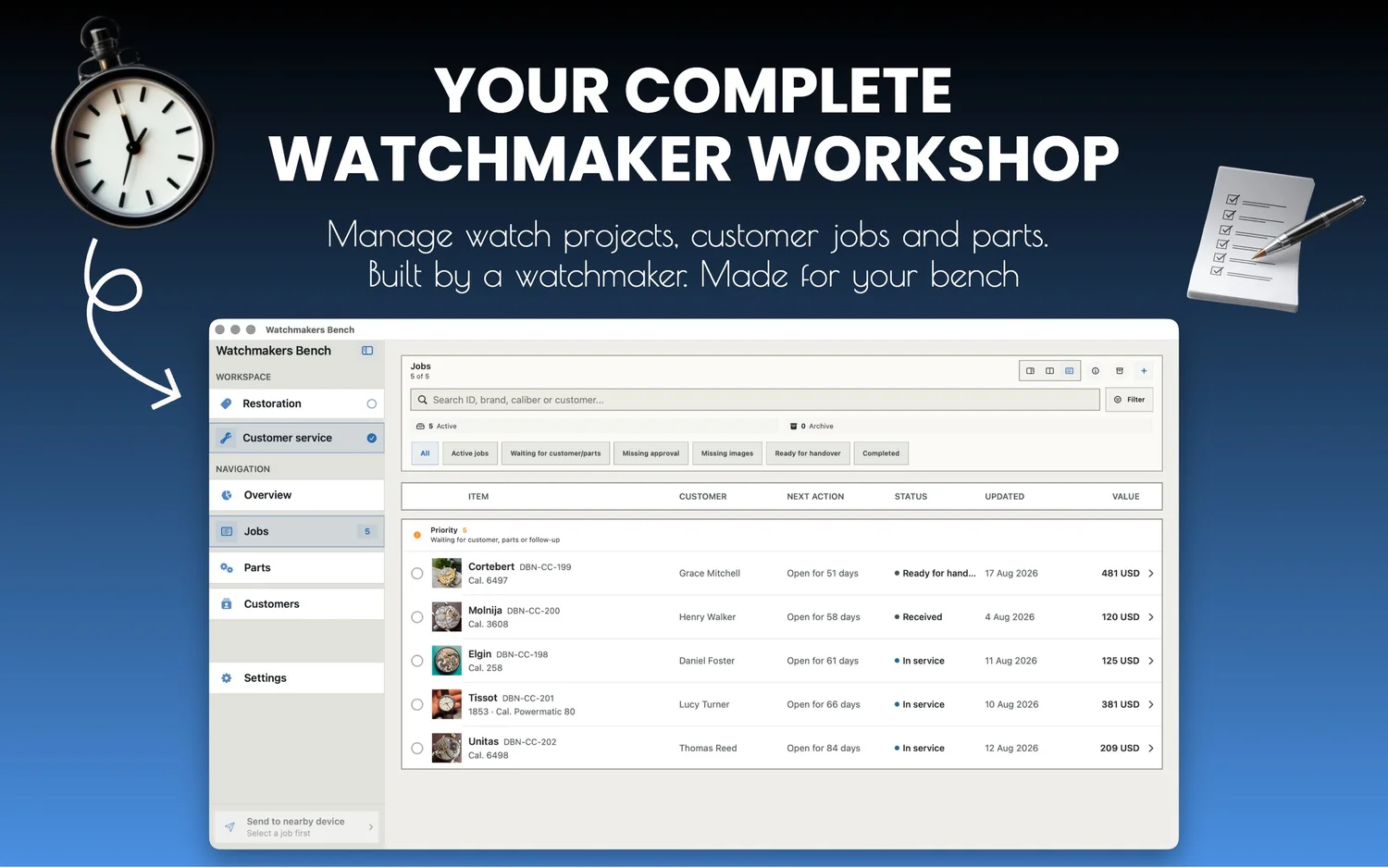 Watchmakers Bench — macOS, 1