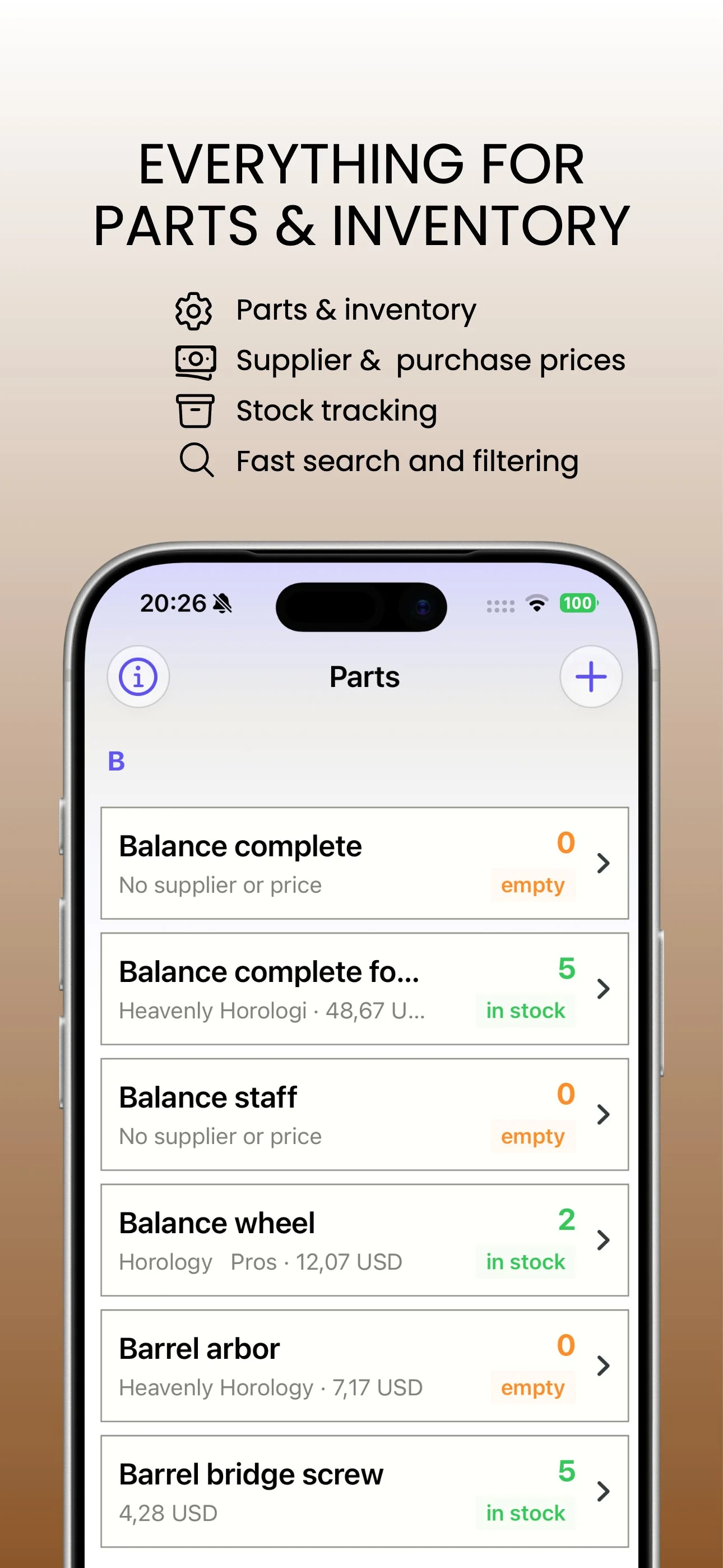 Watchmakers Bench — iPhone, 7