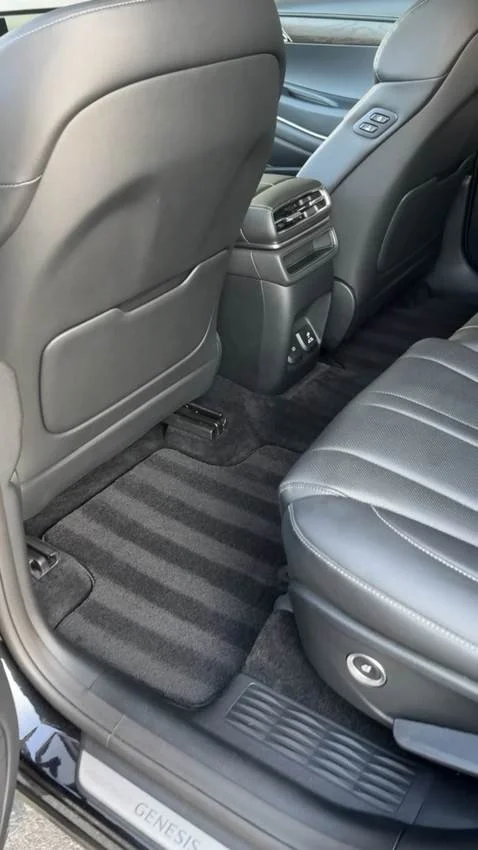 Professionally cleaned Genesis rear interior