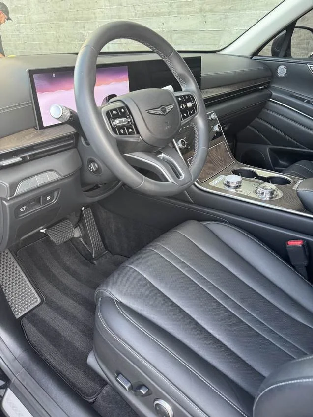 Professionally detailed Genesis interior